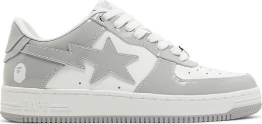 Кроссовки Bapesta #5 Light Grey, серый
