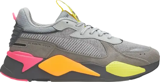 Кроссовки Puma RS-X Highlighter High Rise Ultra Grey, серый