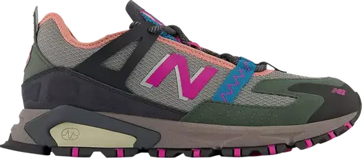 Кроссовки New Balance X-Racer 'Marblehead Exuberant Pink', серый