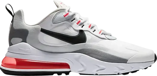 Кроссовки Nike Air Max 270 React 'White Crimson Black', белый