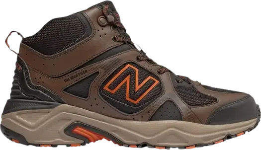 Кроссовки New Balance 481v3 Mid Trail Runner 4E Wide 'Brown', коричневый