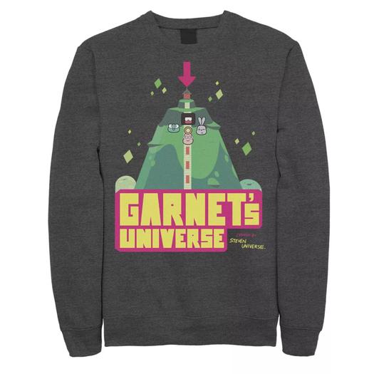 Мужской свитшот с героями мультфильмов Cartoon Network Steven Universe Garnet's Universe Licensed Character