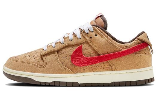 Кроссовки Nike Dunk Low SP, коричневый/красный