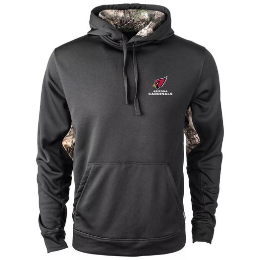 Мужской пуловер с капюшоном черного цвета/Realtree Camo Arizona Cardinals Logo Ranger