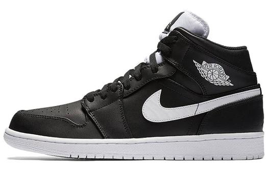 Кроссовки Jordan 1 Retro Mid Black White