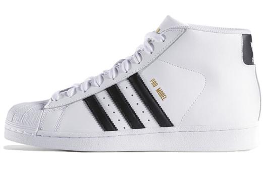 Кеды Adidas Originals Pro Model Unisex S85956, белый/черный