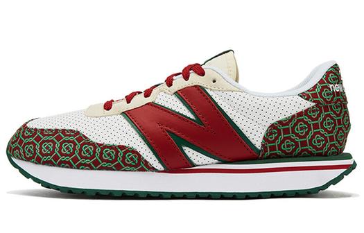 Кроссовки New Balance NB 237 Lifestyle Unisex, белый/коричневый/красный