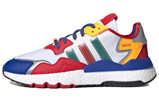 Кроссовки Adidas Originals Nite Jogger 'White Scarlet Royal'