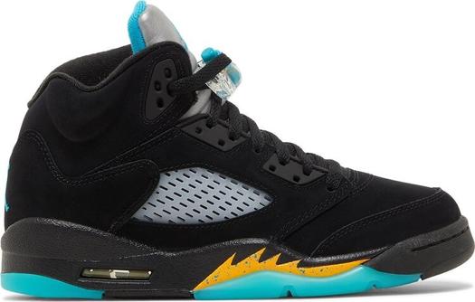 Кроссовки Air Jordan 5 Retro GS Aqua, черный