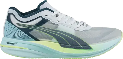 Кроссовки Puma Deviate Nitro Elite White Dark Slate, белый