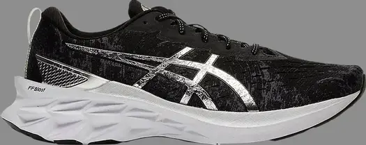 Кроссовки novablast 2 platinum 'carrier grey pure silver' Asics, серый