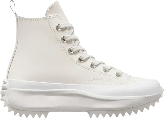Кроссовки Converse Run Star Hike Platform High Iridescent - Vintage White Pure Silver, кремовый