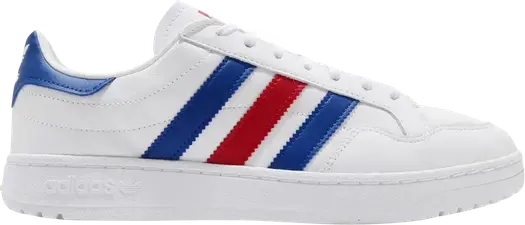 Кроссовки мужские Adidas Team Court, белый/синий/красный