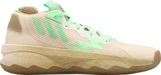 Кроссовки Adidas Dame 8, кремовый