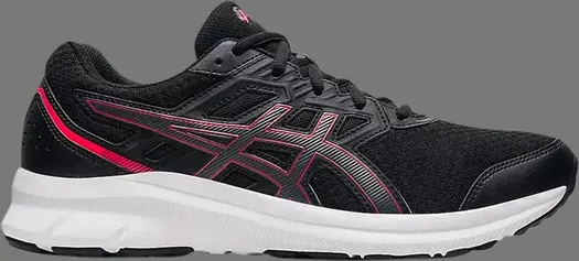 Кроссовки jolt 3 'black electric red' Asics, черный