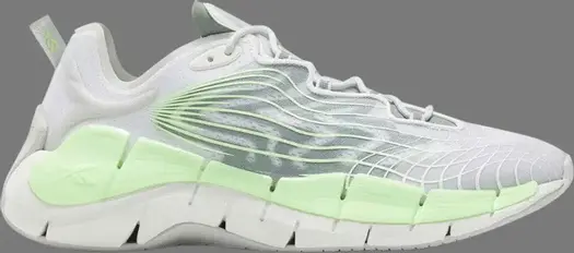 Кроссовки zig kinetica 2 'pure grey neon mint' Reebok, серый