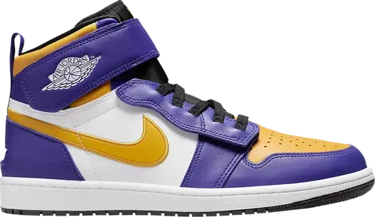 Кроссовки Air Jordan 1 High FlyEase Lakers, синий