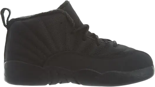 Кроссовки Air Jordan 12 Retro Winterized PS Triple Black, черный