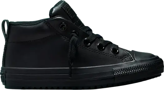 Кроссовки Converse Chuck Taylor All Star Counter Climate Mid GS Triple Black, черный