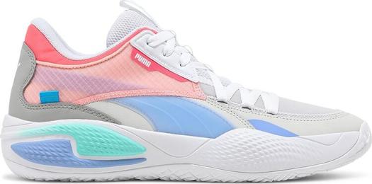 Кроссовки Puma Court Rider Twofold Nimbus Cloud Elektro Purple, белый