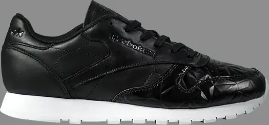 Кроссовки wmns classic leather hype 'metallic' Reebok, черный