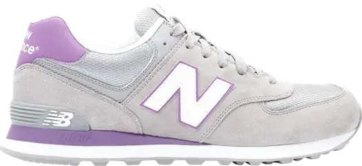 Кроссовки New Balance Wmns 574, серый/сиреневый