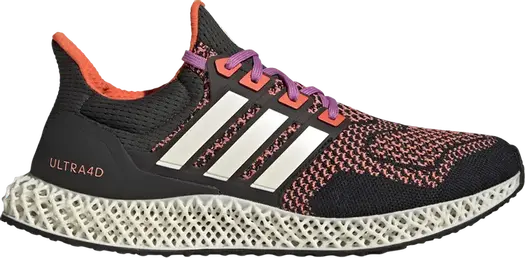 Кроссовки Adidas Ultra 4D 'Black Pulse Lilac', черный