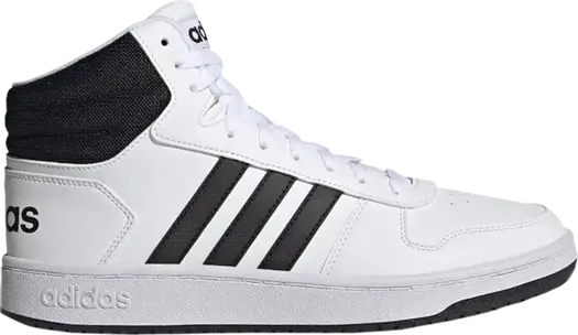 Кроссовки Adidas Hoops 2.0 Mid, белый