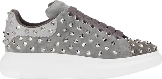 Кроссовки Alexander McQueen Oversized Spiked Sneaker Grey, серый