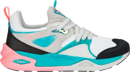 Кроссовки Puma TRC Blaze Shark White Aqua Pink, белый