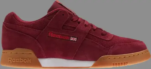 Кроссовки workout plus mu 'collegiate burgundy' Reebok, красный