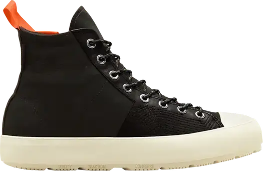 Кроссовки Converse Chuck 70 Explore High WP Cold Fusion - Black Bold Mandarin, черный