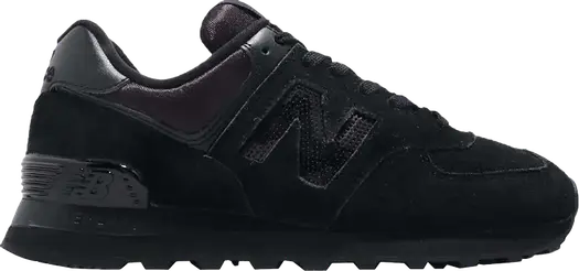 Кроссовки New Balance Wmns 574 'Triple Black', черный