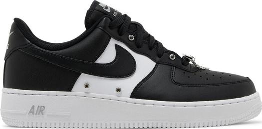 Кроссовки Nike Air Force 1 '07 Premium 'Silver Chain - Black', черный