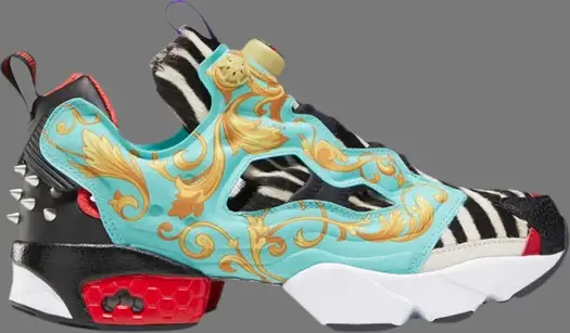 Кроссовки illumination’s minions x instapump fury 'vicious 6' Reebok, многоцветный