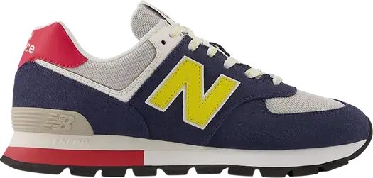 Кроссовки New Balance 574 Rugged, синий/желтый