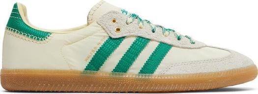 Кроссовки Adidas Wales Bonner x Samba 'Cream White Bold Green', кремовый