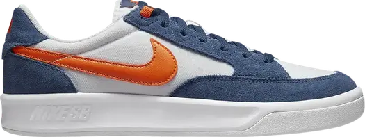 Кроссовки Nike Adversary Premium SB 'Navy Safety Orange', синий