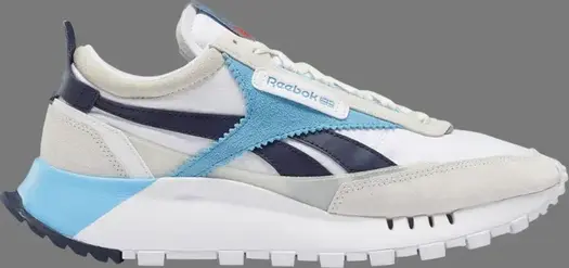 Кроссовки Reebok Classic Leather Legacy, белый/серый/голубой