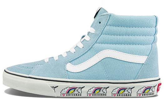 Кроссовки Vans SK8-HI Casual Skateboarding Shoes Unisex Navy Blue