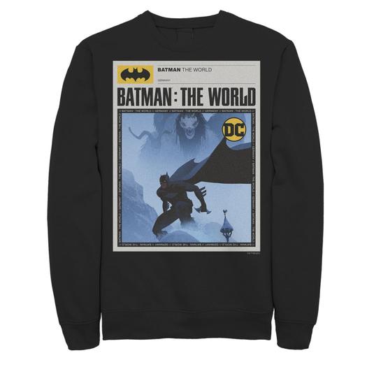 Мужской свитшот с плакатом Batman: The World Germany News Licensed Character