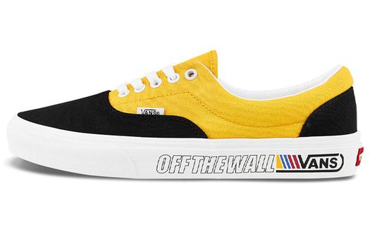 Кроссовки Vans Era Retro Casual Skate Shoes Unisex Black Yellow Splicing 'Black Yellow'