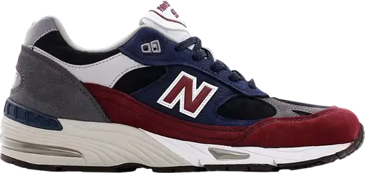 Кроссовки New Balance 991 Made in England 'Navy Burgundy', красный
