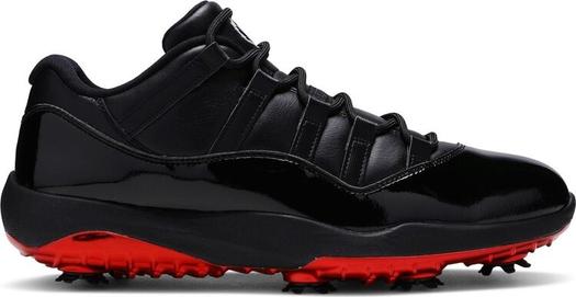 Кроссовки Air Jordan 11 Low Golf Safari Bred, черный