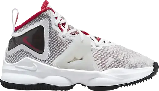 Кроссовки Nike LeBron 19 'Sketch', белый