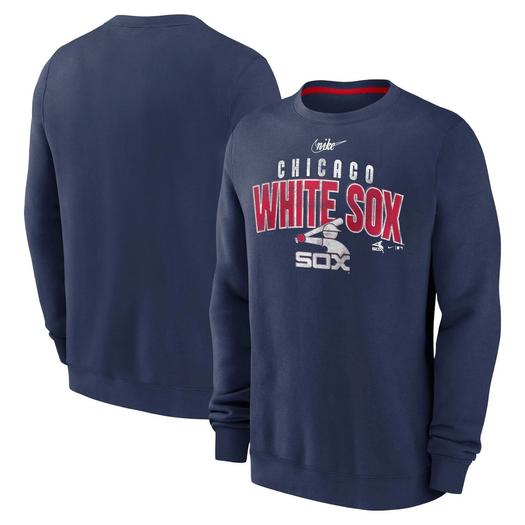 Мужской темно-синий пуловер Chicago White Sox Cooperstown Collection Team Shout Out, толстовка Nike