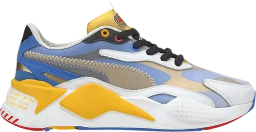 Кроссовки Puma Sonic the Hedgehog x RS-X3 Jr Score Time Rings, белый