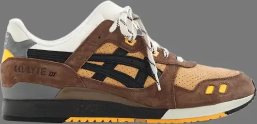 Кроссовки j. crew x gel lyte 3 'dirt road' Asics, коричневый