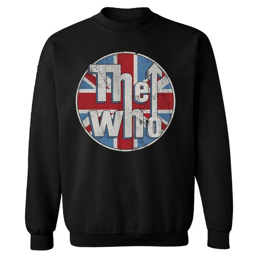 Мужской свитшот The Who Union с эффектом потертости Licensed Character