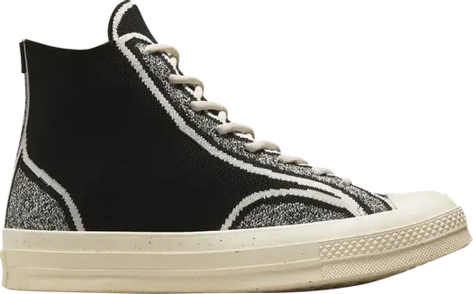 Кроссовки Converse Renew Chuck 70 Knit High Black Egret, черный